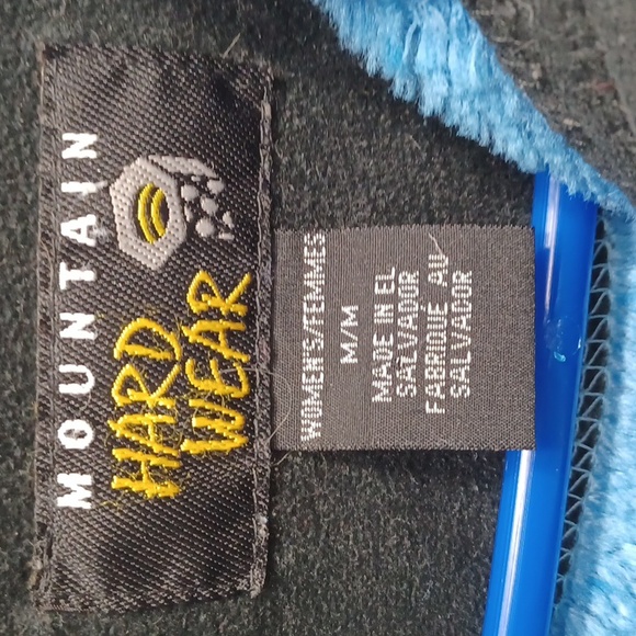 Bluw Fleece Faux Fur fuzzy soft Velour hoodie coat jacket med Mountain Hard Ware - Picture 14 of 15